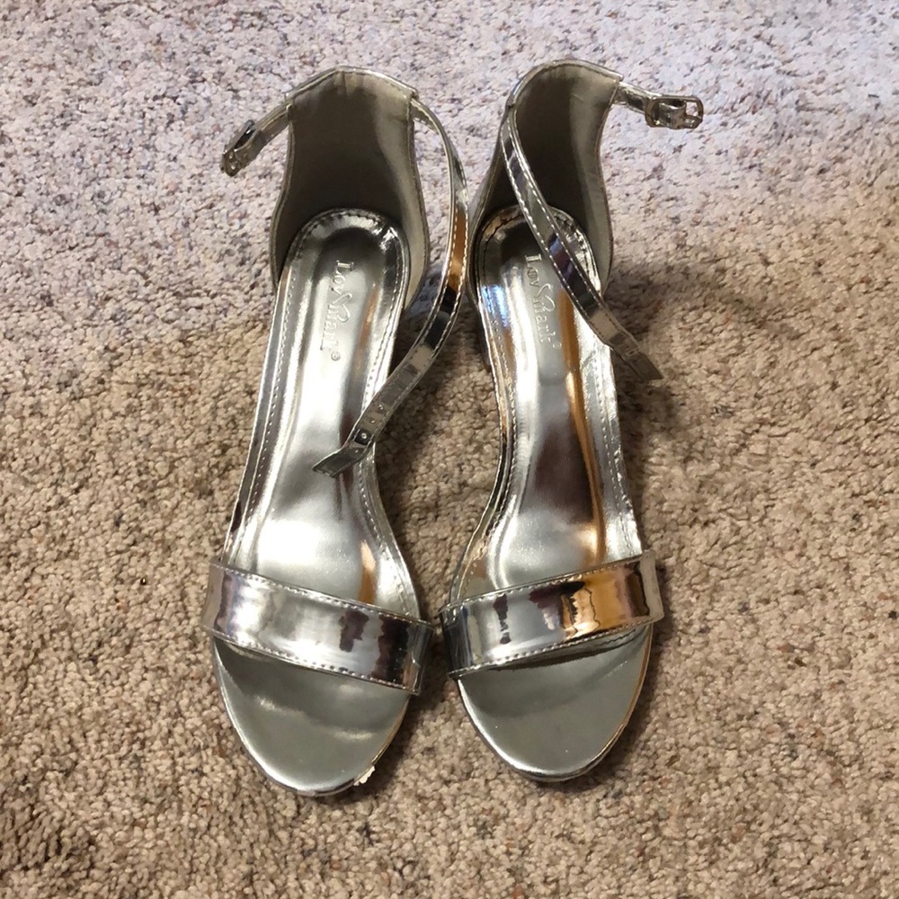 Silver heels